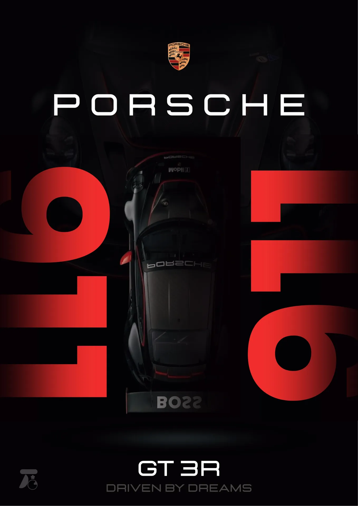 Porsche 911 (Wall Poster)